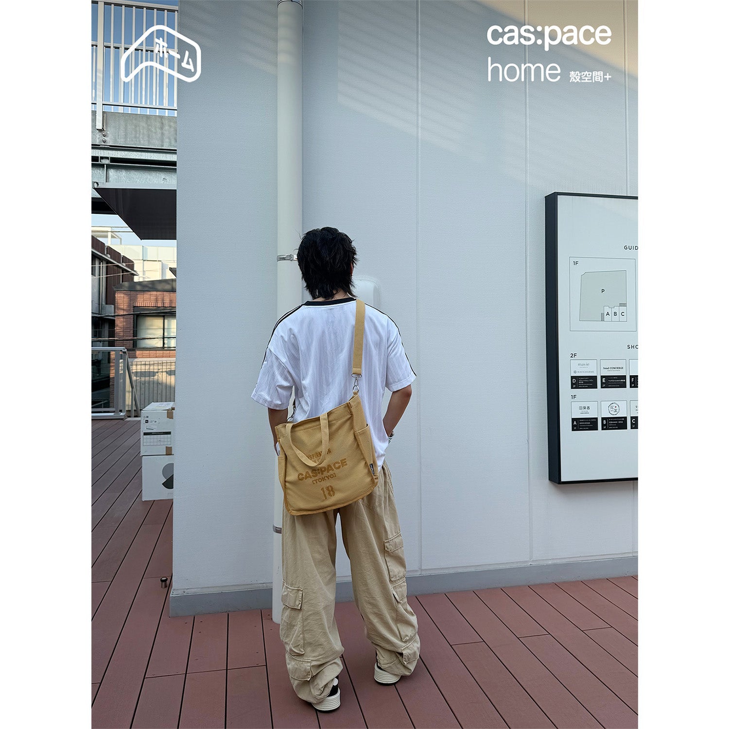 cas:pace home 25A/W 2WAYキャンバストートバッグ - cas:pace 殼空間